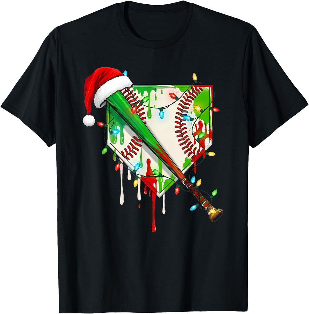 Original Santa Sports Ice Baseball Hoodie - Unique Graphic for Adults