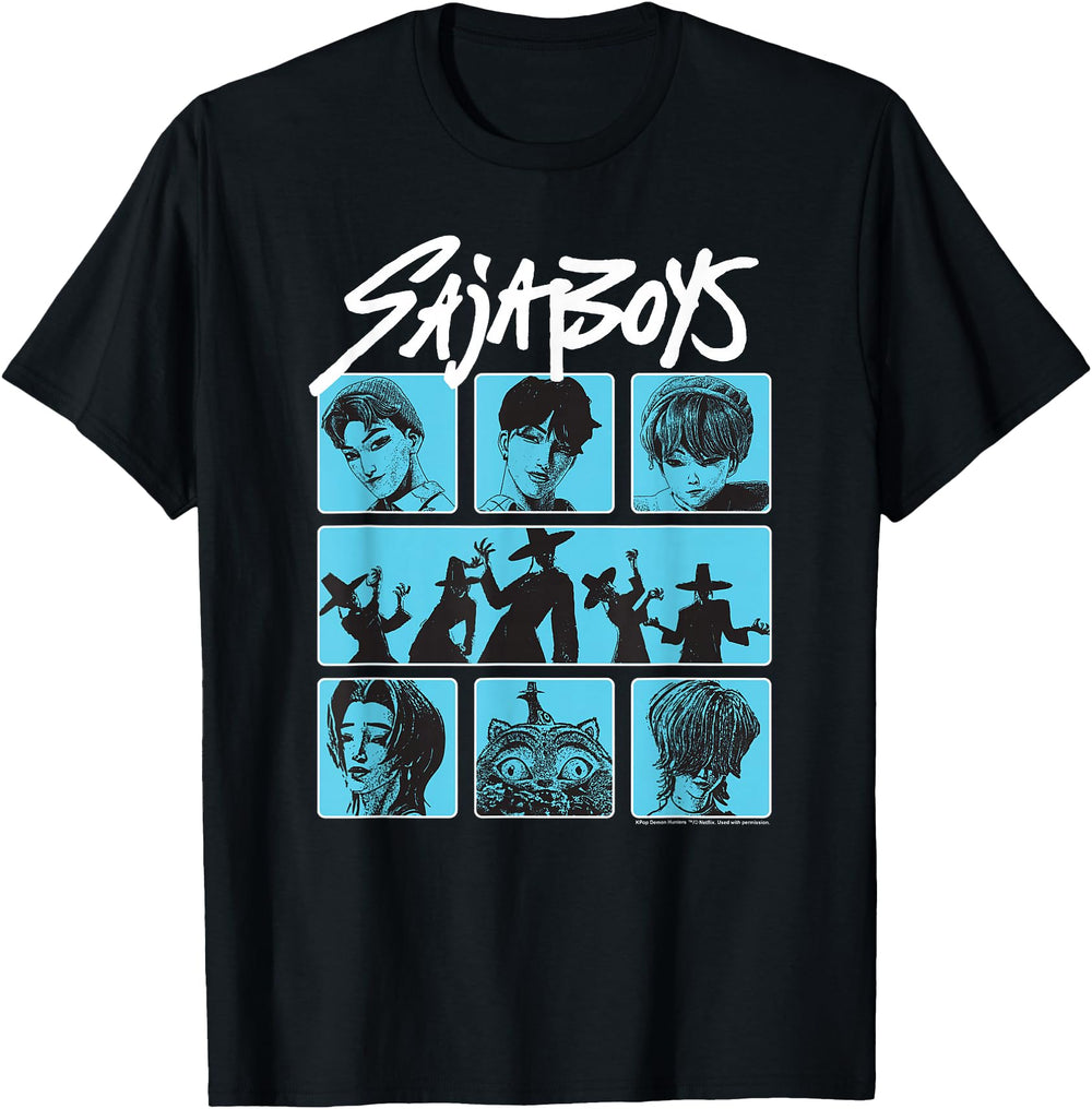 Kpop Demon Hunters Saja Demon Group T-Shirt - Streetwear Style Unisex