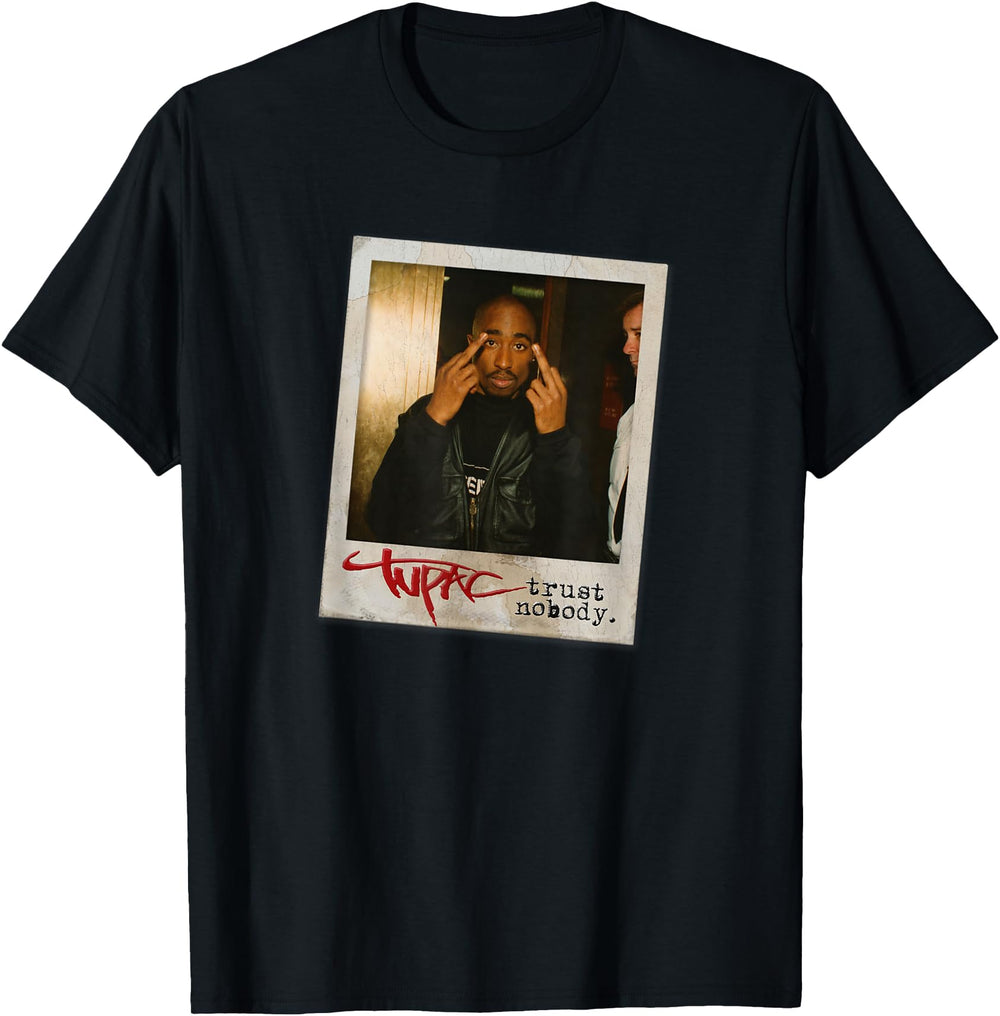 Tupac Shakur Trust Nobody Photo T Sweatshirt - Minimalist Print Men Women