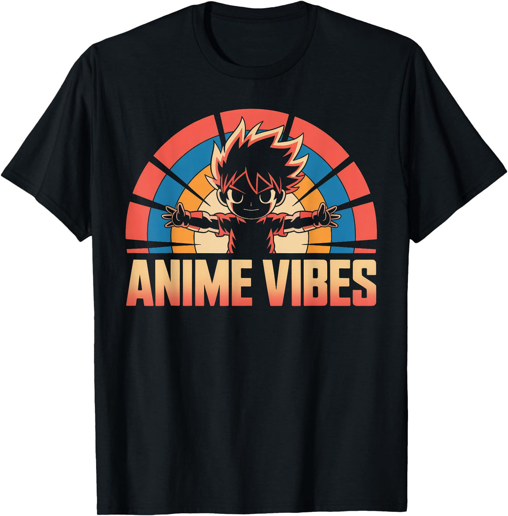 Exclusive Anime Vibes Chibi Pastel Kawaii T-Shirt - Custom Art Print Unisex