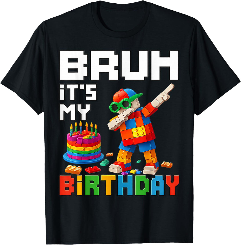 Bruh Its My Master Builder Block Brick Hoodie - Fun Novelty Design Unisex