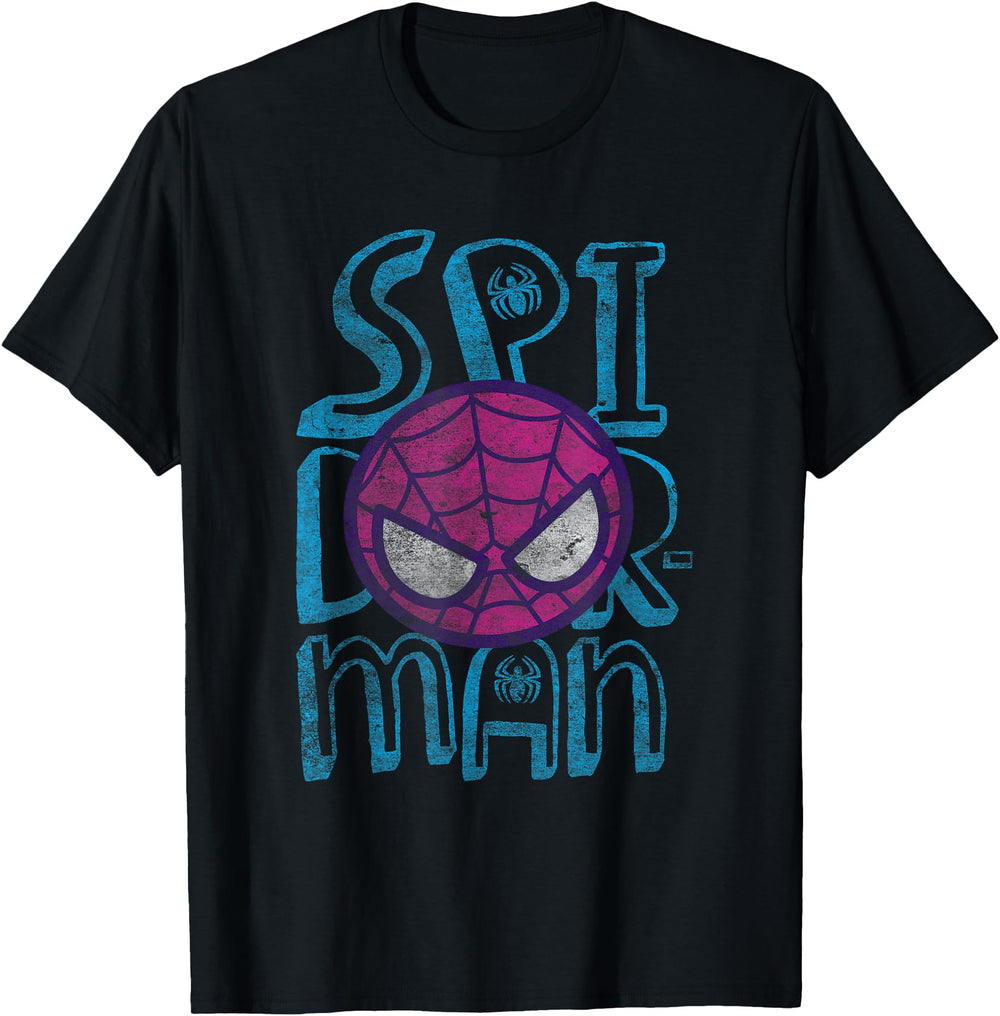 Marvel Kawaii Spider Chibi Face Logo Hoodie - Custom Art Print Unisex