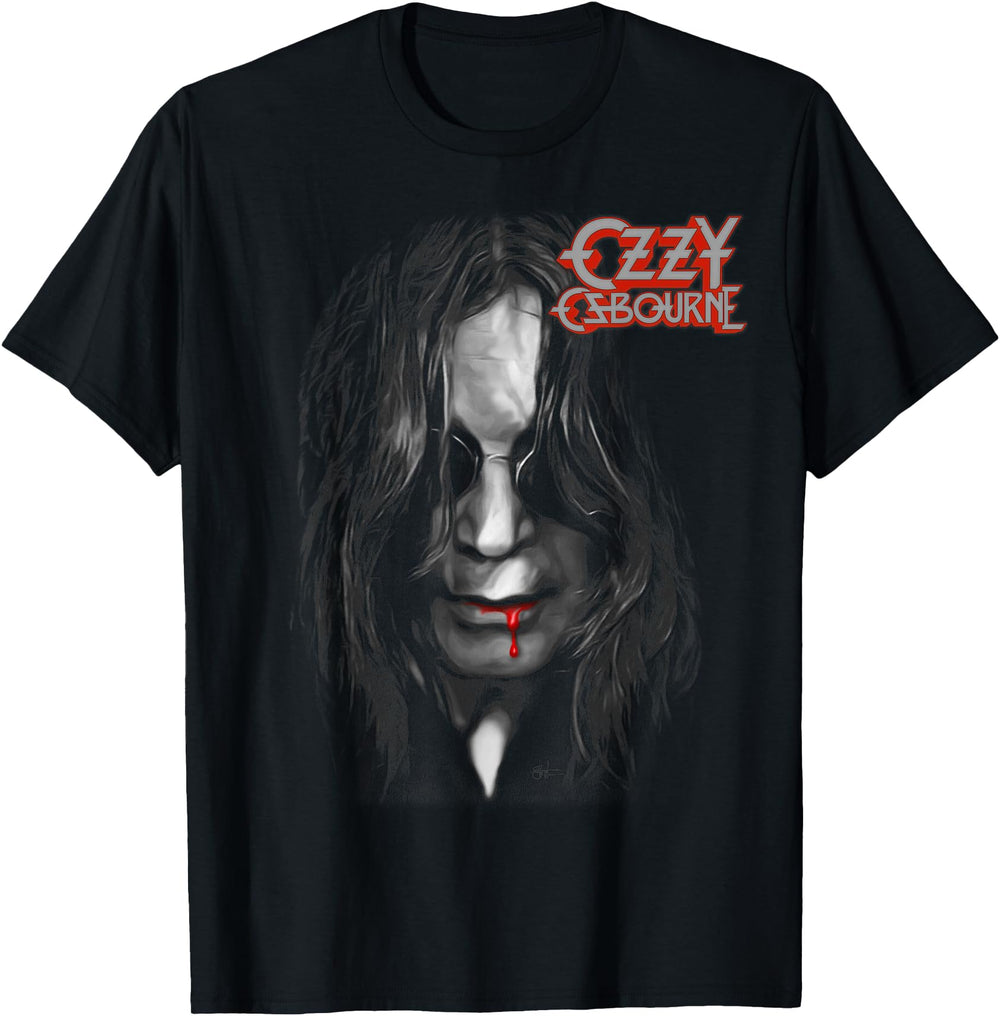 Original Ozzy Osbourne Face Sweatshirt - Minimalist Print for Adults
