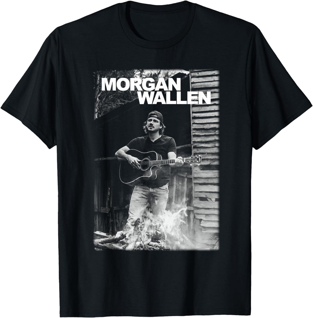 Handcrafted Morgan Wallen Guitar T-Shirt - Streetwear Style for Adults