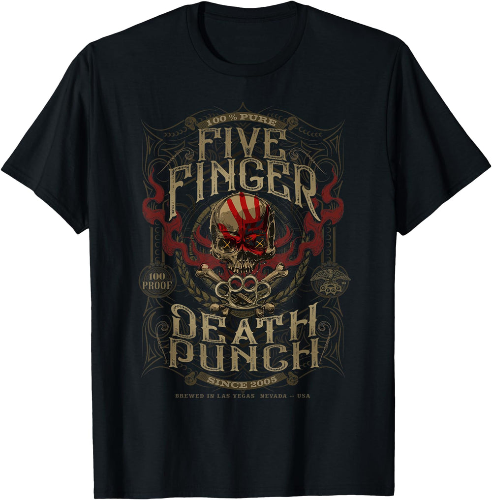 Five Finger Death Punch 100 Proof T Sweatshirt - Fun Novelty Design Unisex