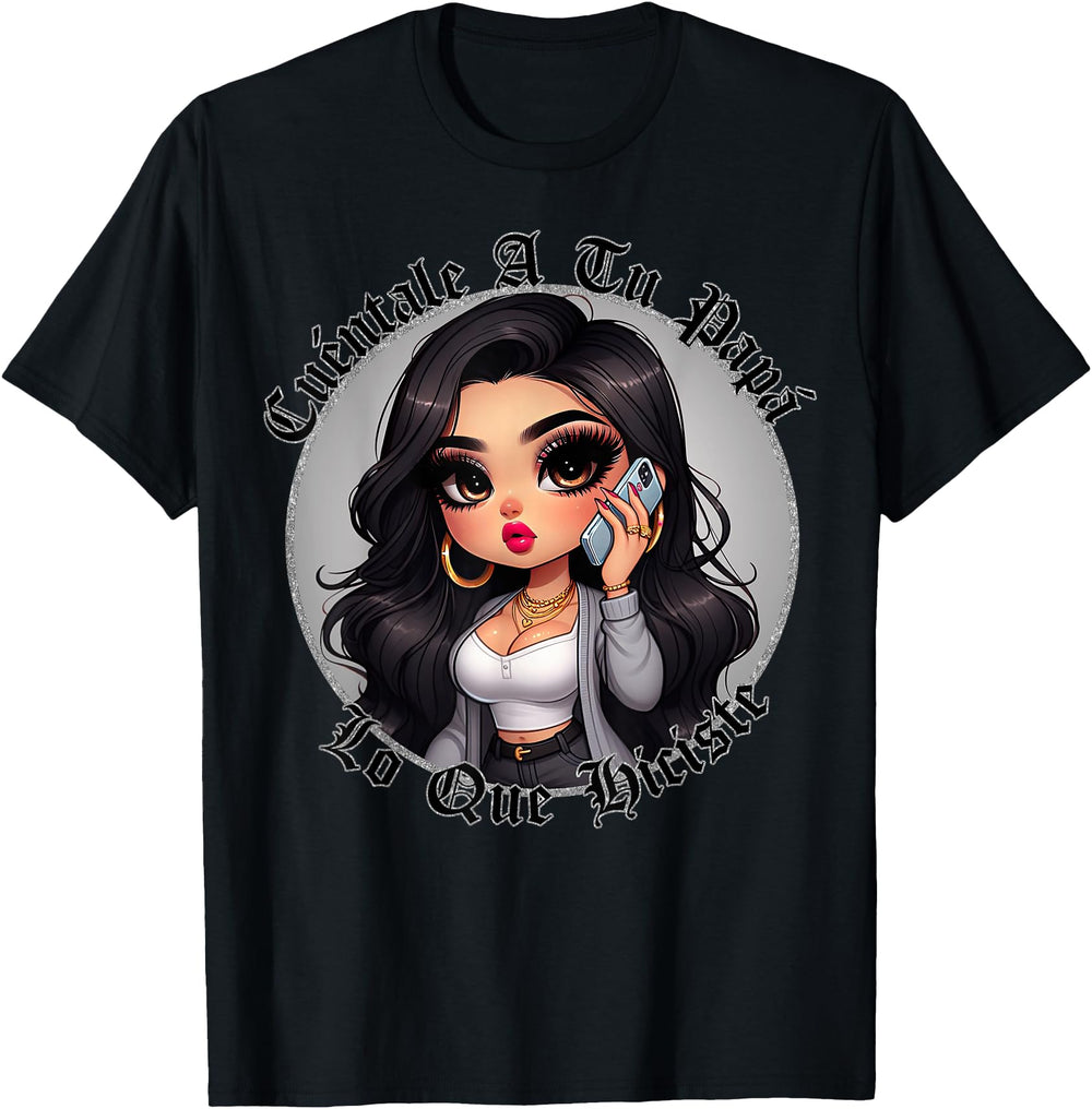 Original La Mama Mas Chula T-Shirt - Casual Everyday Wear Men Women