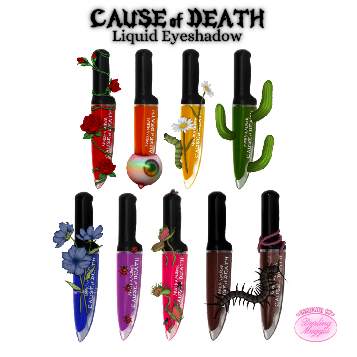 Cause of Death Liquid Eyeshadows: Singles - Snipetell
