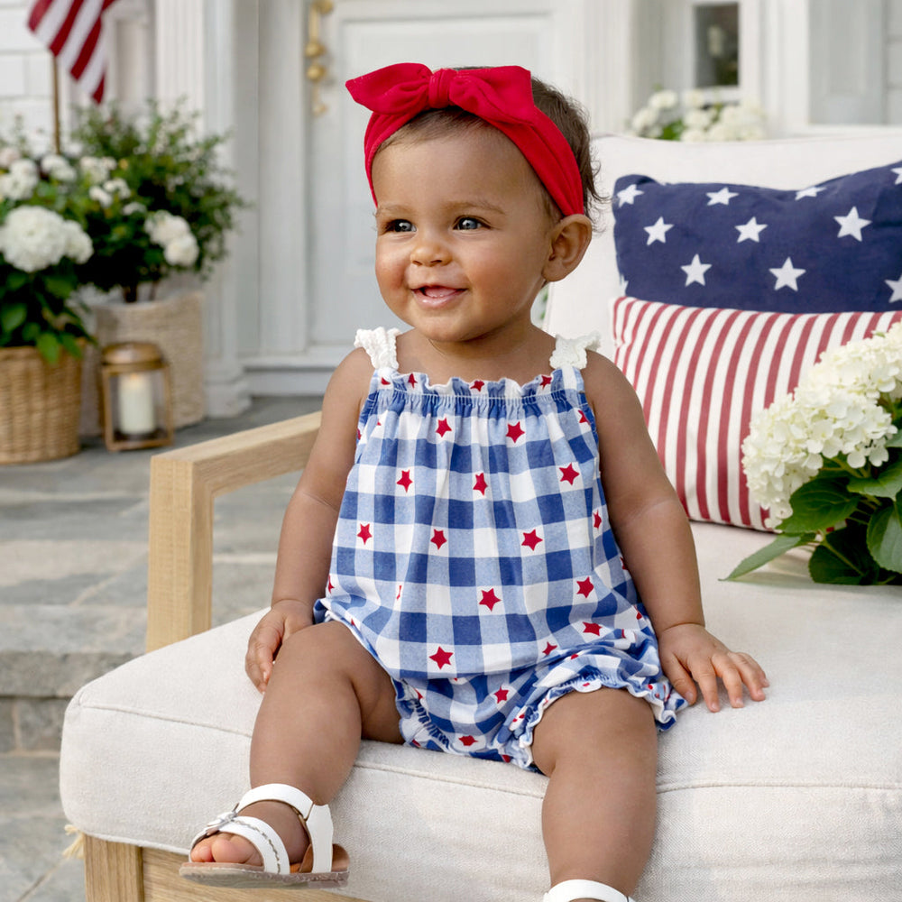 Americana Baby Bamboo Swing Top & Bloomers Set - 4th of July Tesa Babe