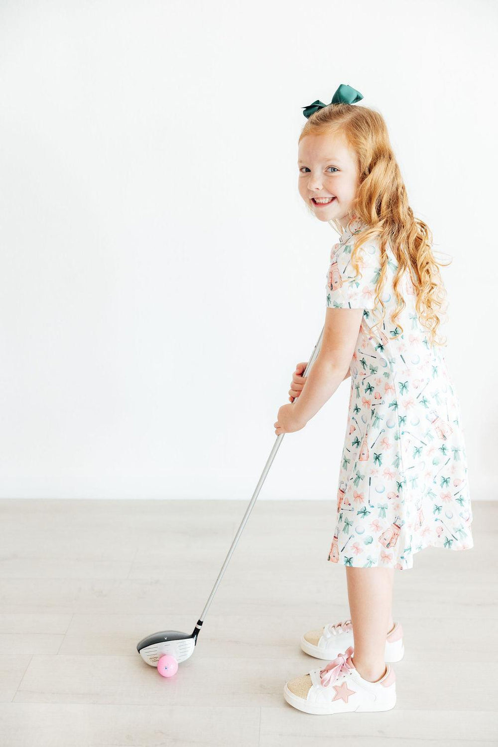 Birdies & Bows S/S Polo Dress