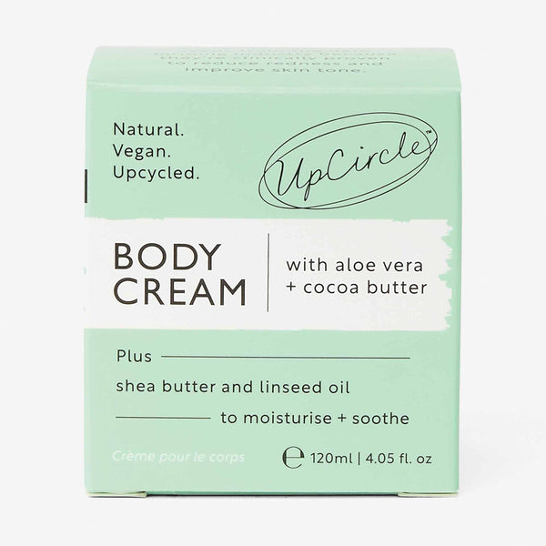 Crème corporelle naturelle à l'aloe vera et au beurre de cacao