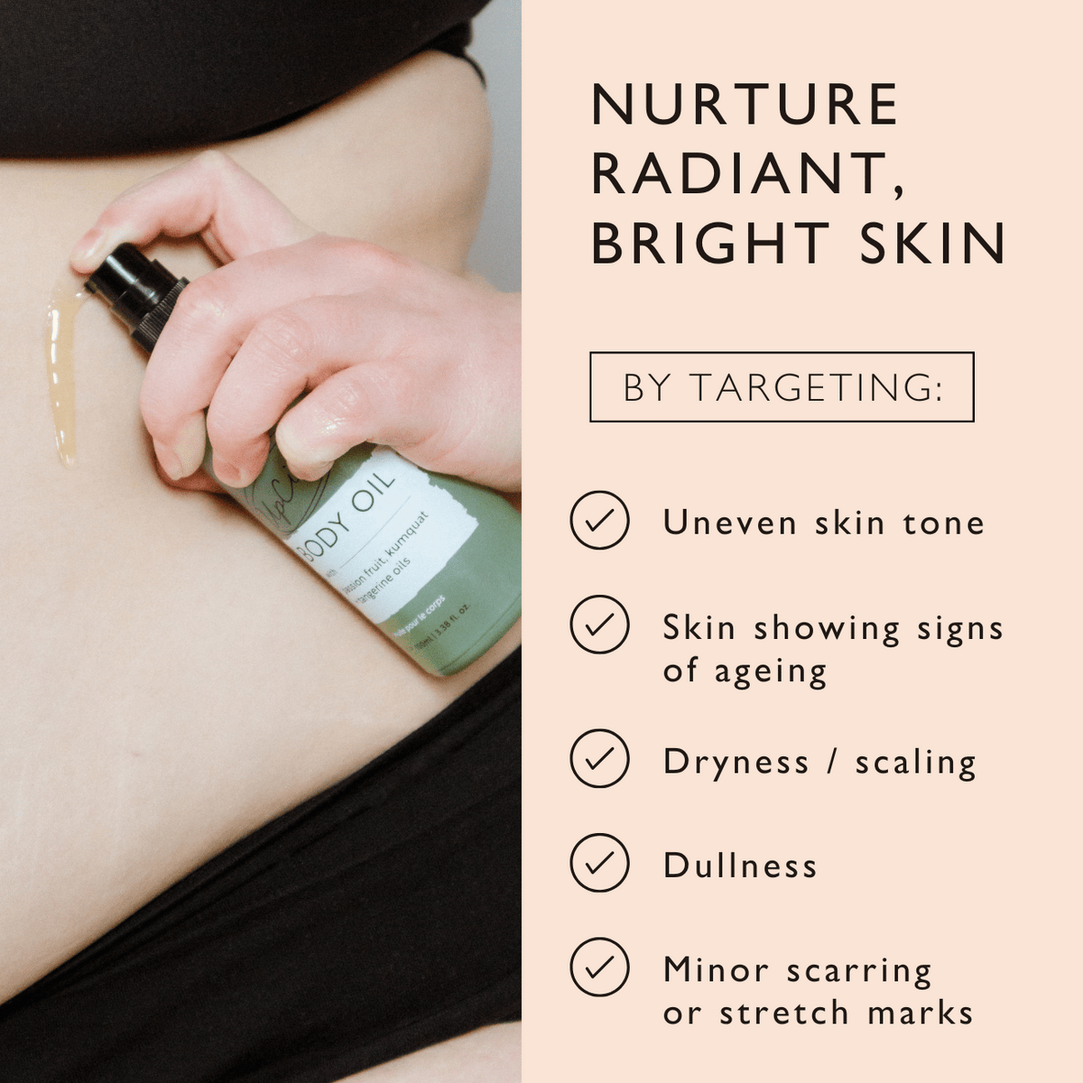 Body Oil with Passion Fruit Oil - Snipetell
