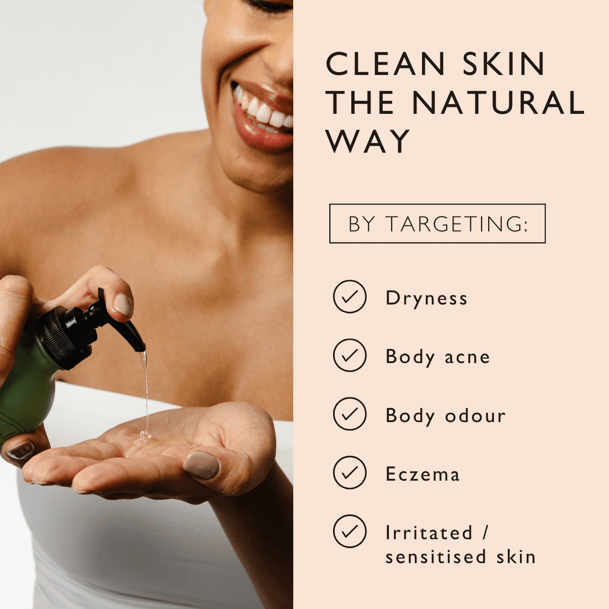 Natural Hand + Body Wash with Lemongrass - Snipetell