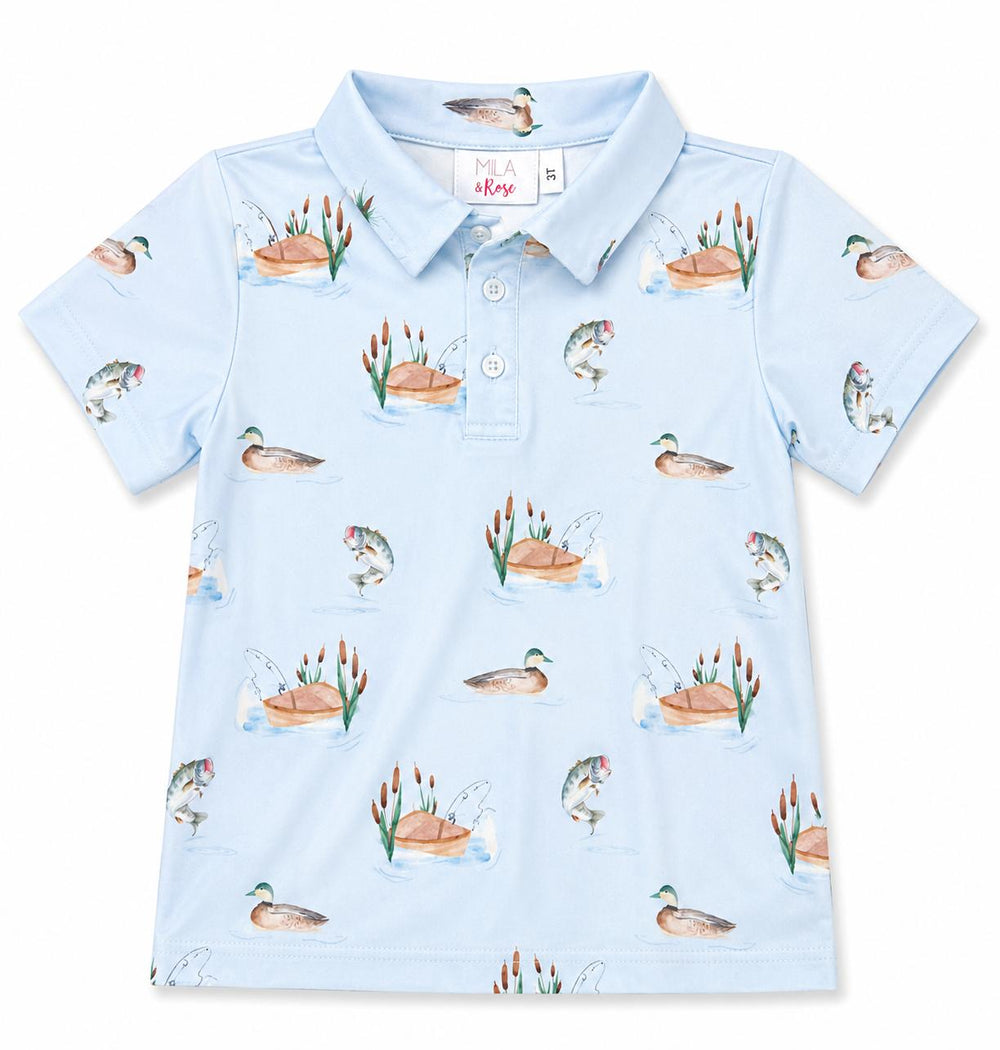 Boys Lake Day S/S Polo