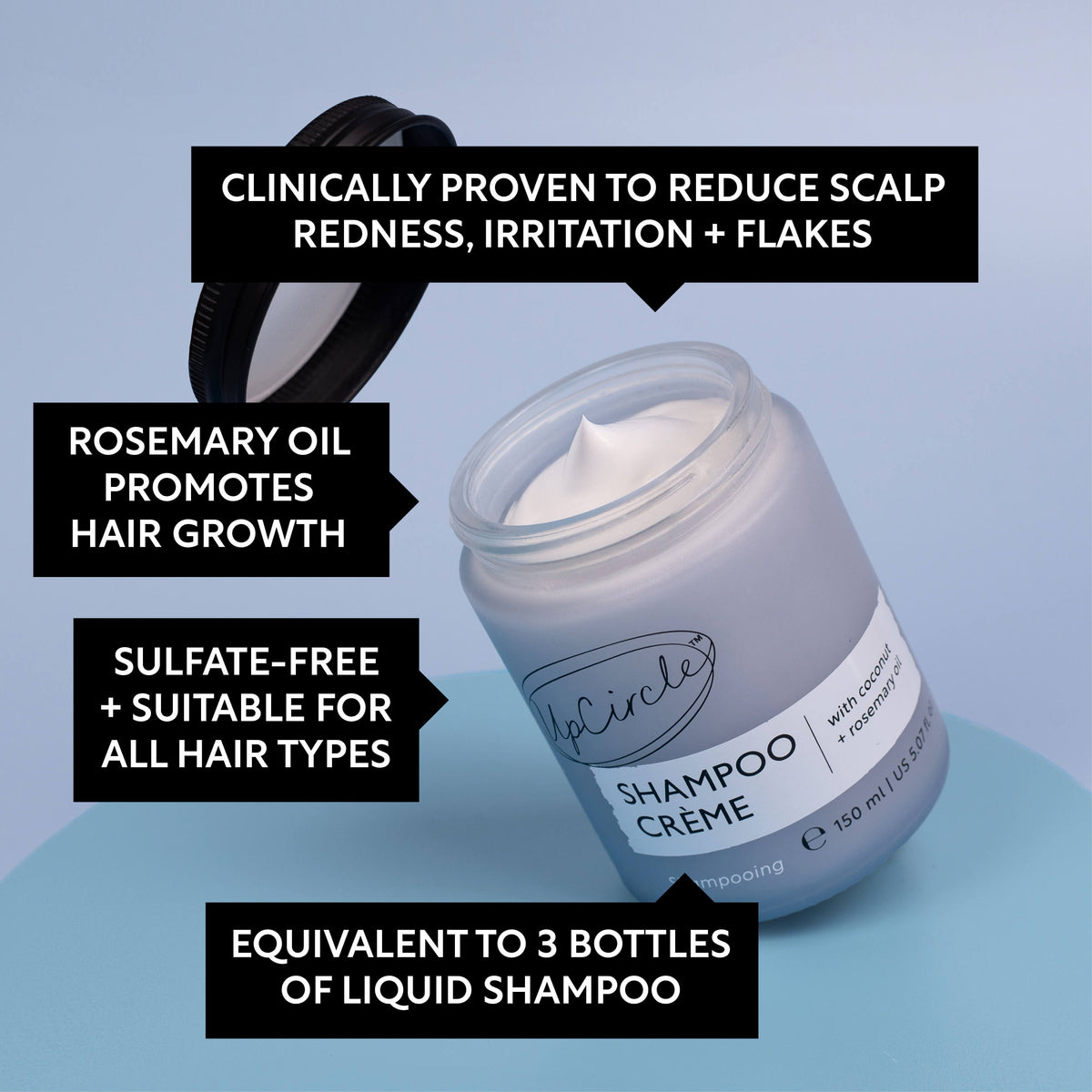 Shampoo Crème with Pink Berry Extract - Jumbo - Snipetell