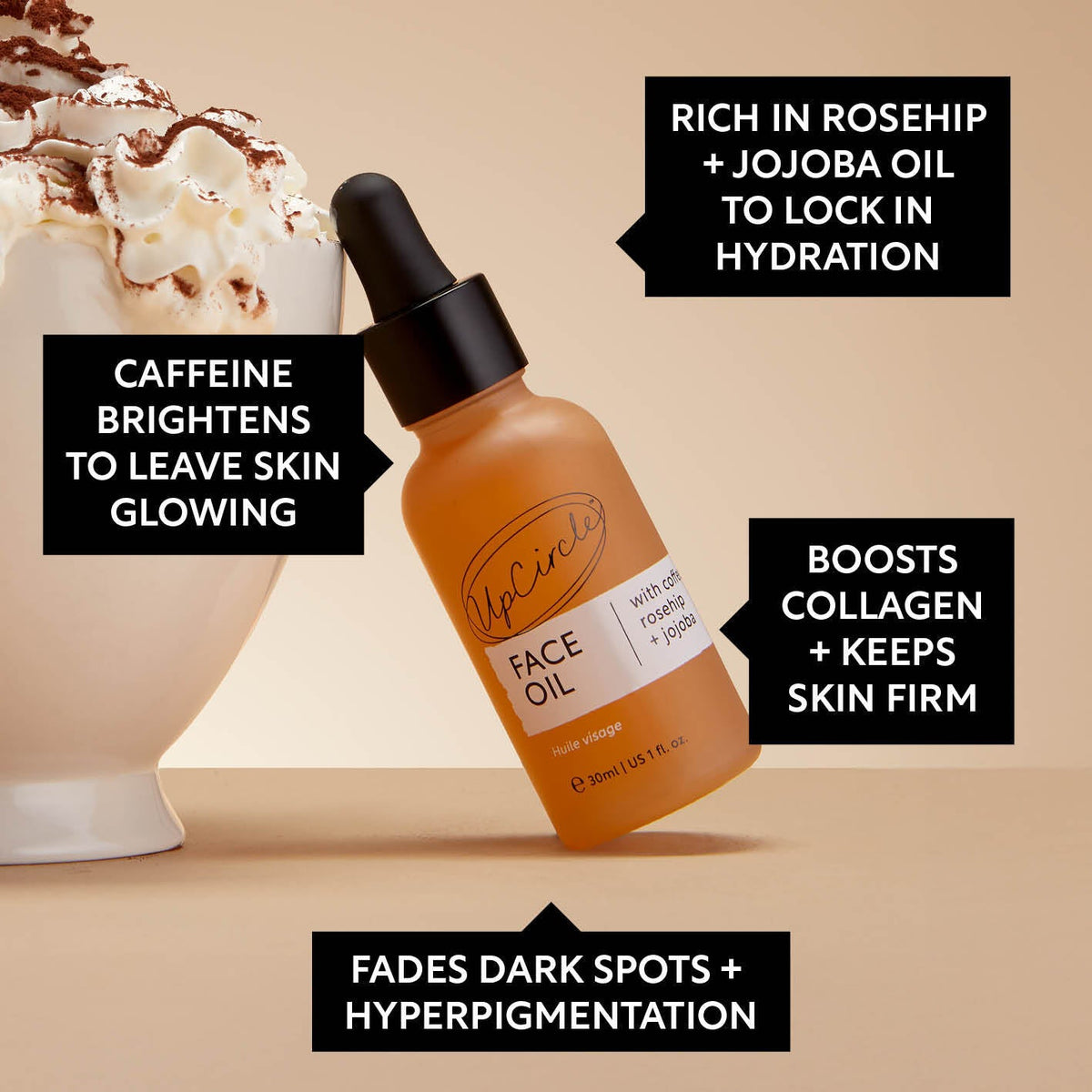 Hydrating Face Oil with Coffee Extract - Snipetell