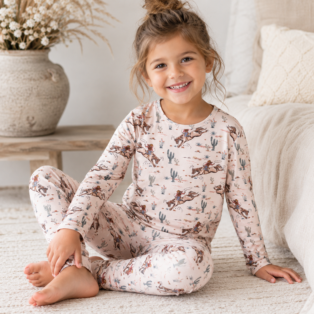 Cowgirl Western Bamboo Pajama Set Tesa Babe