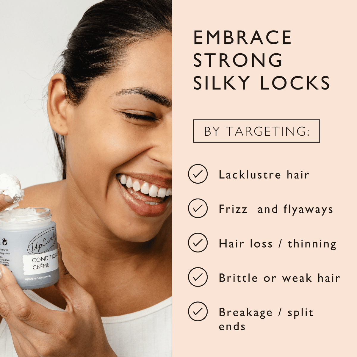 Conditioner Crème with Plant Keratin + Panthenol - Snipetell