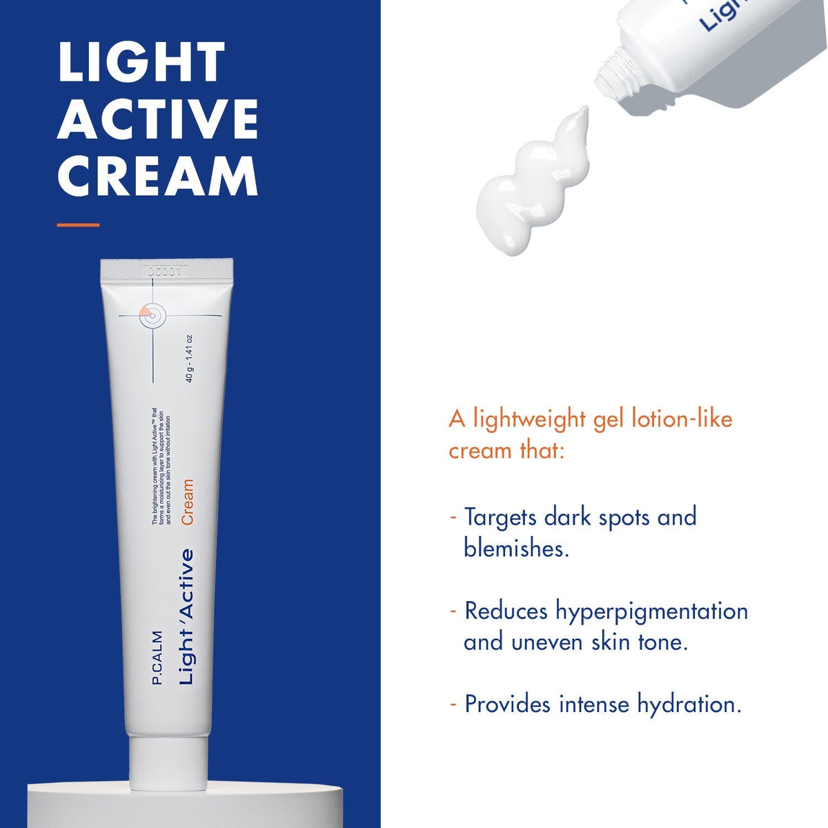 P.CALM Light Active Cream - Snipetell
