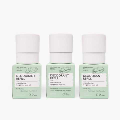 3x Deodorant Refills with Macadamia + Bergamot - Snipetell