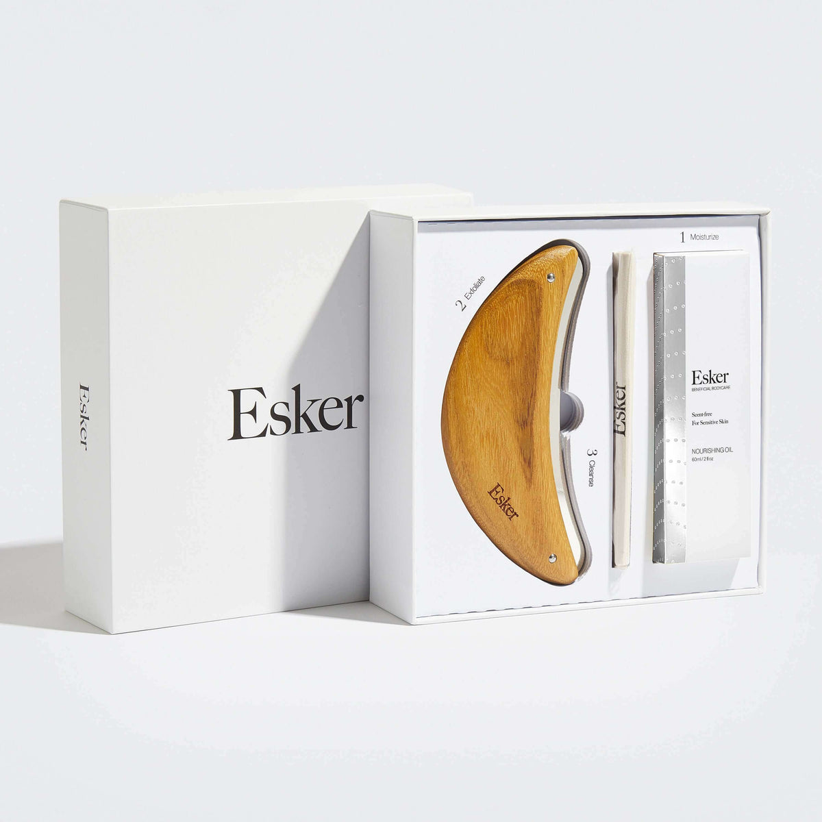 Ensemble d'outils d'exfoliation pour le corps