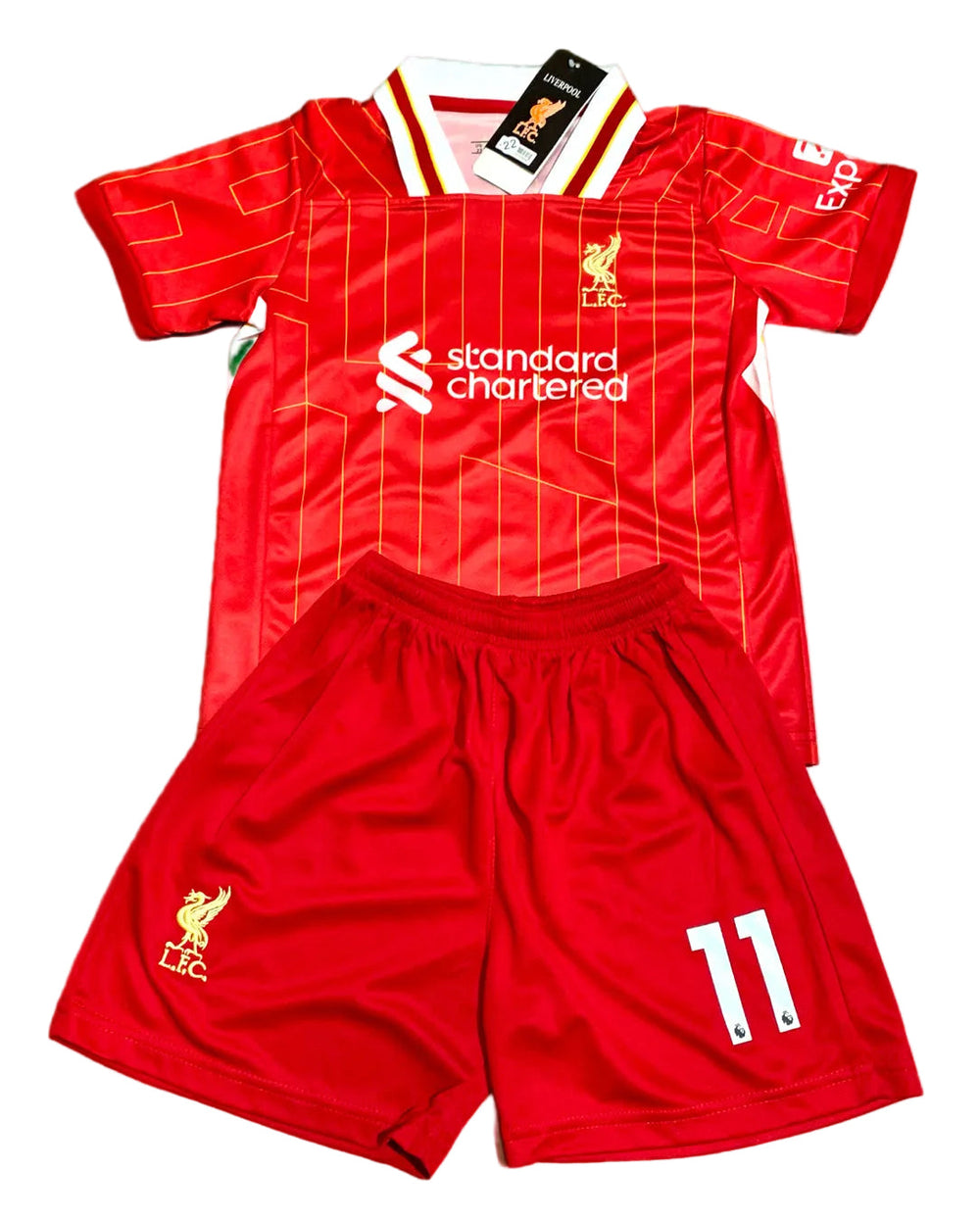 Mohamed Salah Liverpool Kids Jersey Set Soccer Football Toddler Youth Uniform Kit CustomKiddos.com
