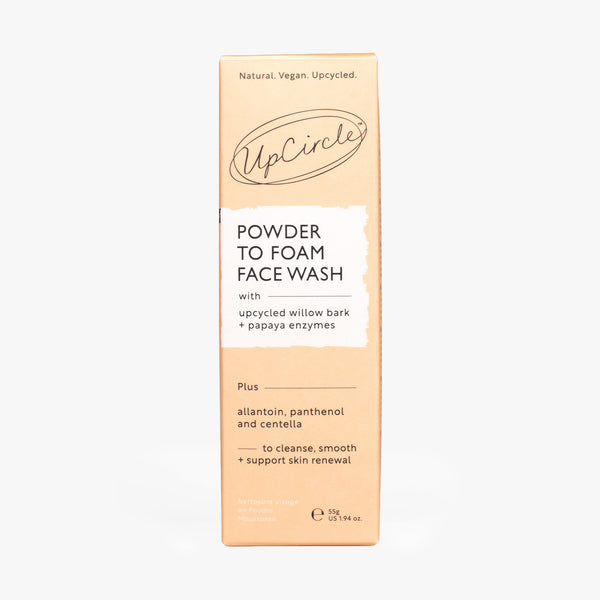Powder To Foam Face Wash with Willow Bark + Papaya Enzymes - Snipetell