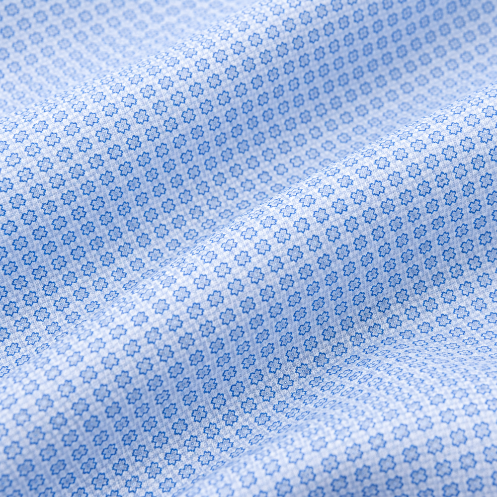 goTIELESS Ultimate Dress Shirt (Blue Diamond) Million Dollar Collar