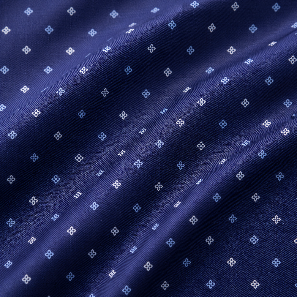 goTIELESS Ultimate Dress Shirt (Navy Polk-a-Dot) Million Dollar Collar