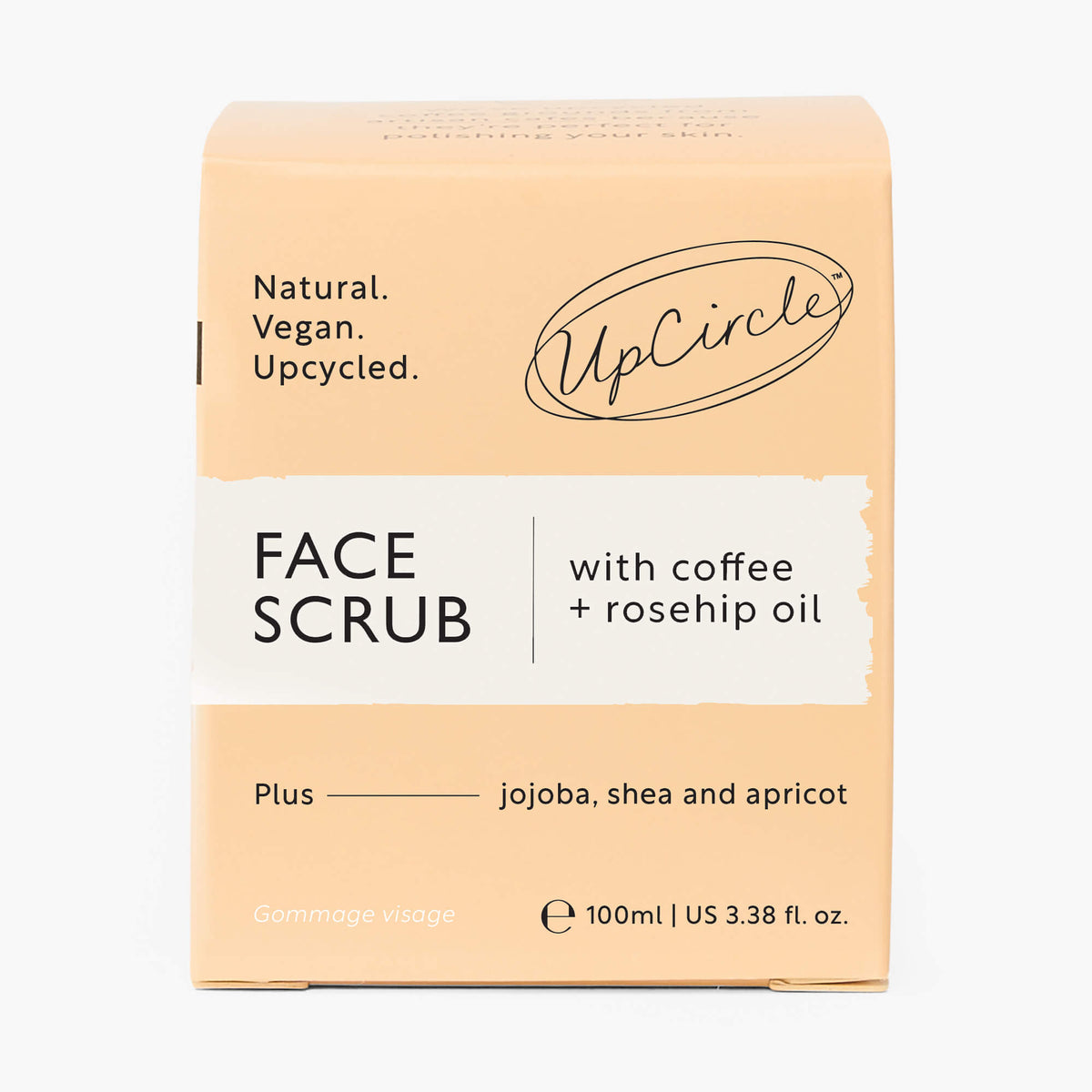 Face Scrub with Coffee + Rosehip Oil - Snipetell