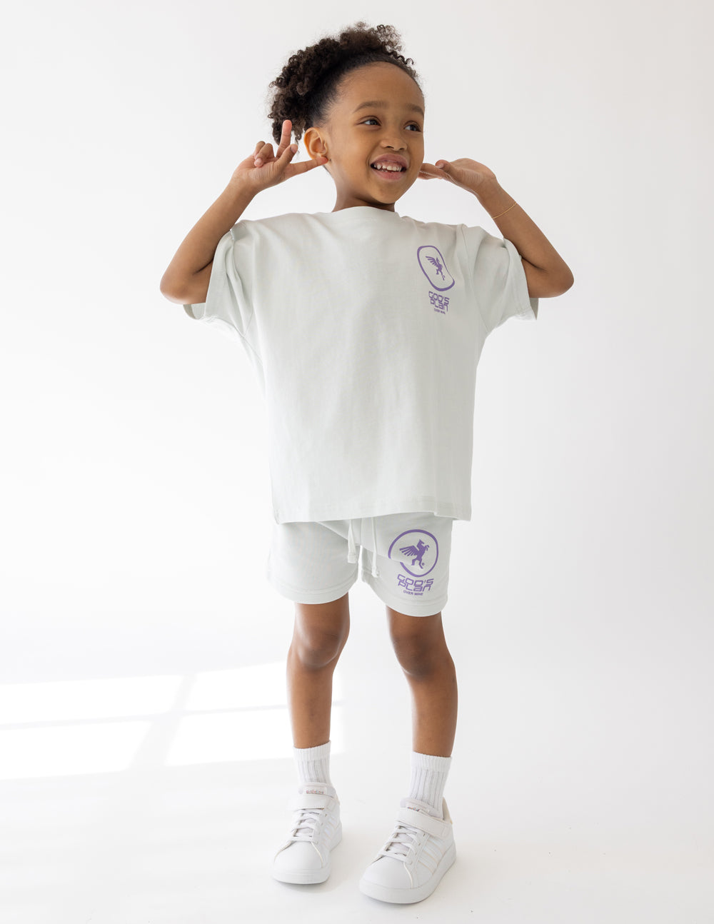 God's Plan Racing Kids Short