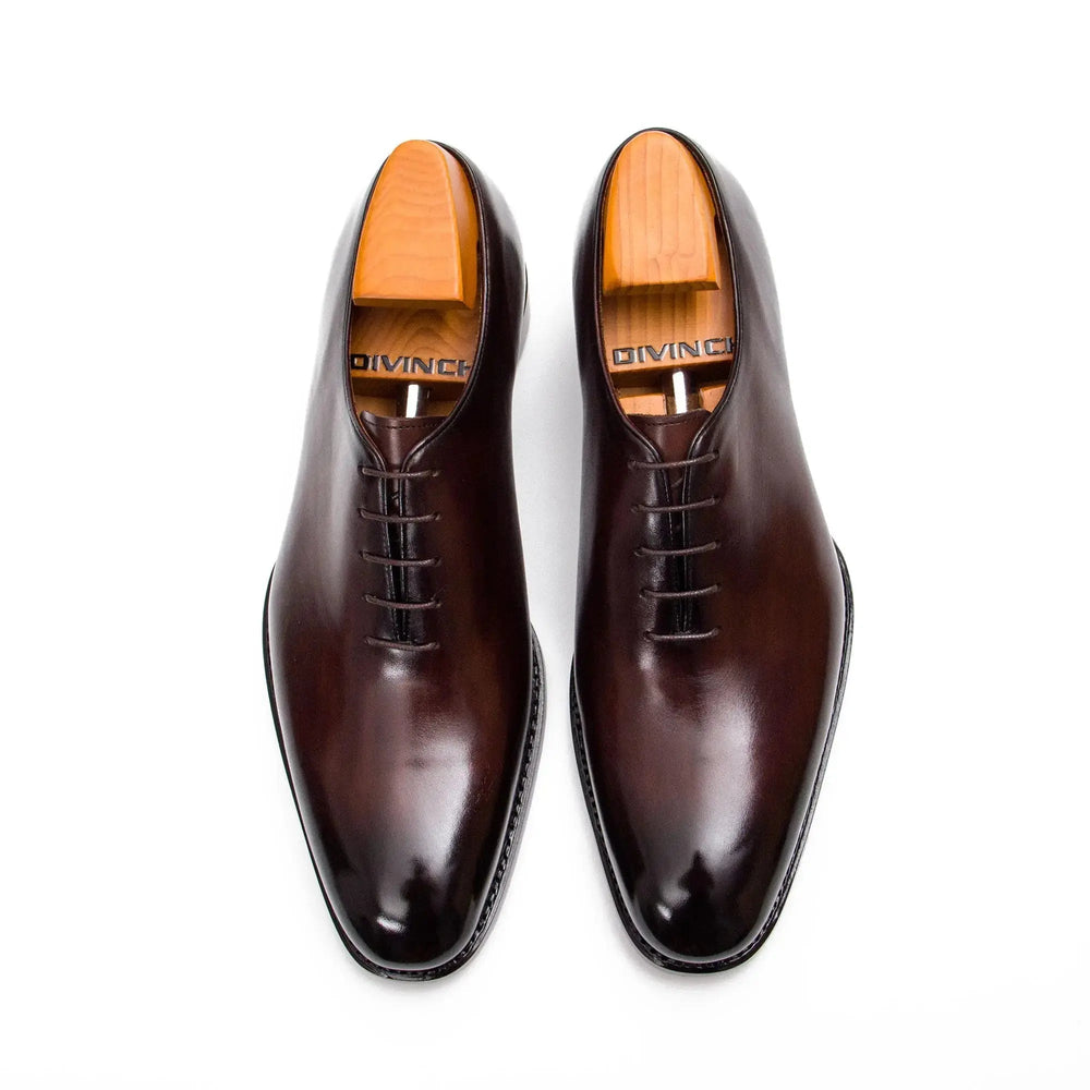 Seamless Goodyear Mens Coffee Oxford Dress Shoes