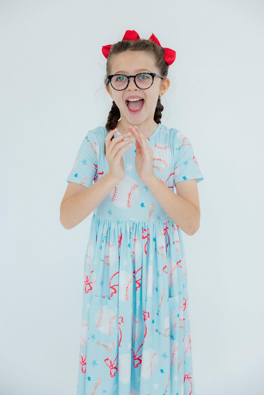 Grand Slam Glam S/S Pocket Twirl Dress