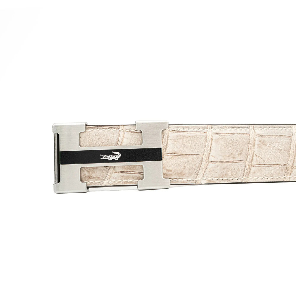 Handcrafted Alligator Leather Belts DVG108