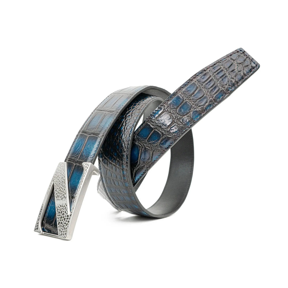 Handcrafted Alligator Leather Belts DVG153