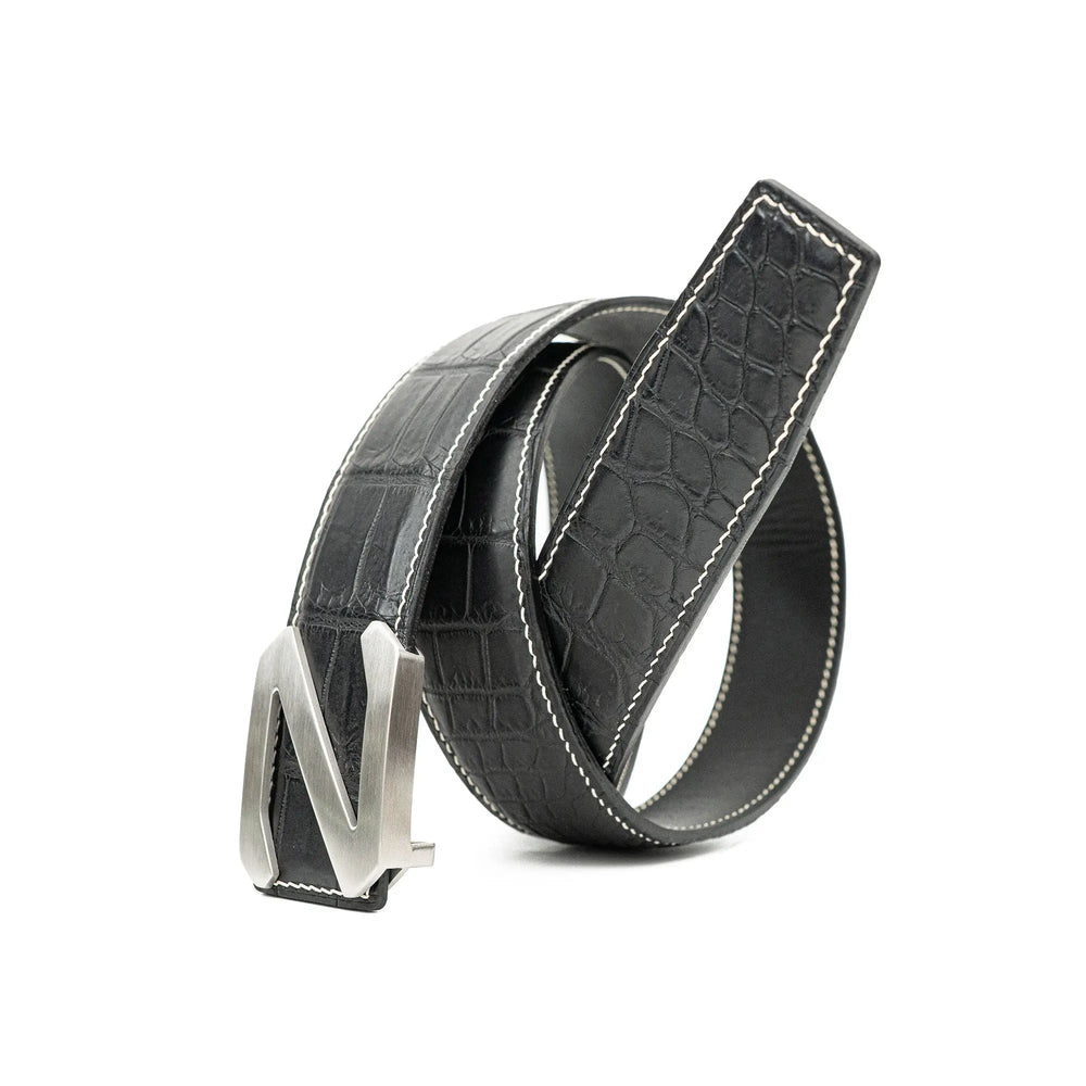 Handcrafted Alligator Leather Belts DVG181