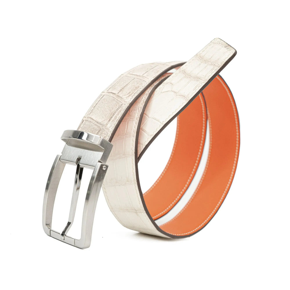 Handcrafted Alligator Leather Belts DVG285