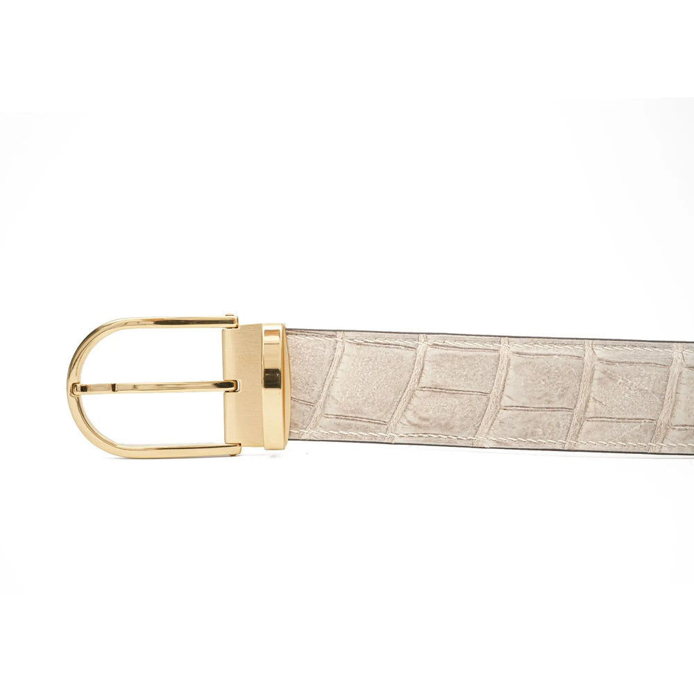 Handcrafted Alligator Leather Belts DVG318