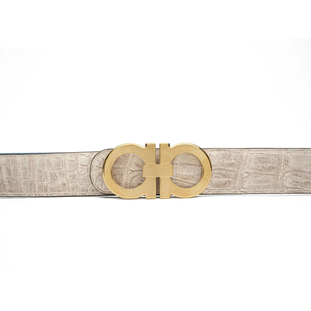 Handcrafted Alligator Leather Belts DVG352