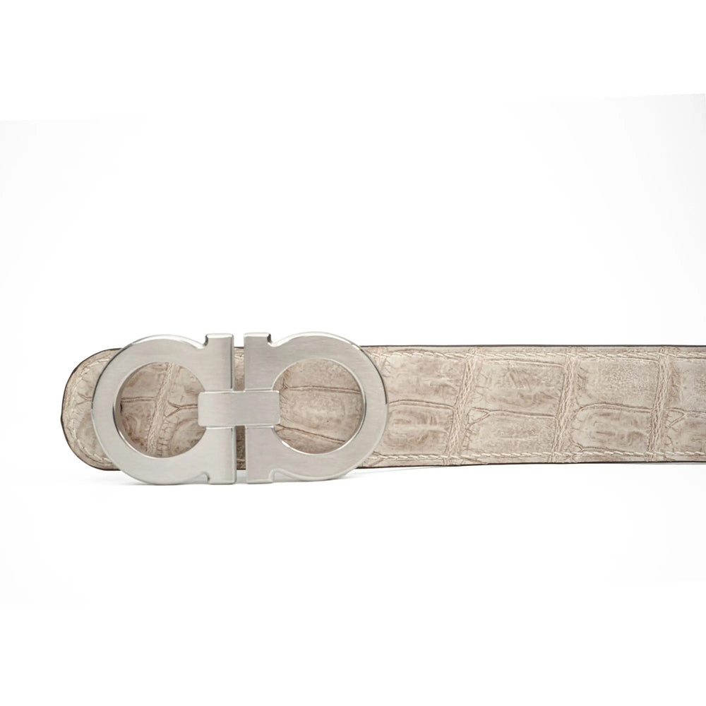 Handcrafted Alligator Leather Belts DVG352