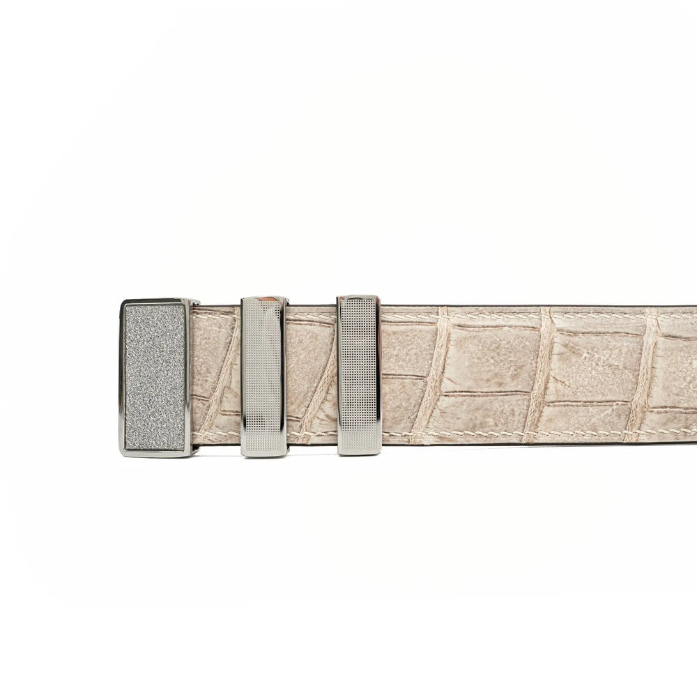 Handcrafted Alligator Leather Belts DVG37