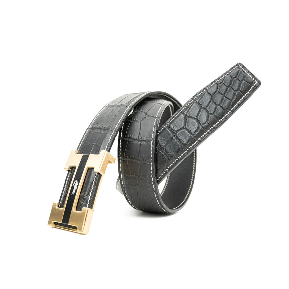 Handcrafted Alligator Leather Belts DVG93