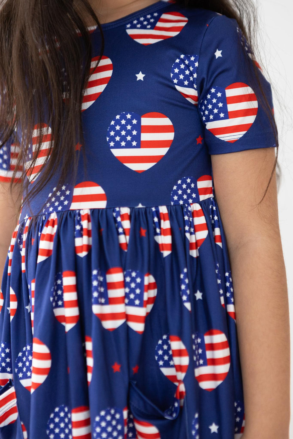 SALE I Heart the USA S/S Pocket Twirl Dress