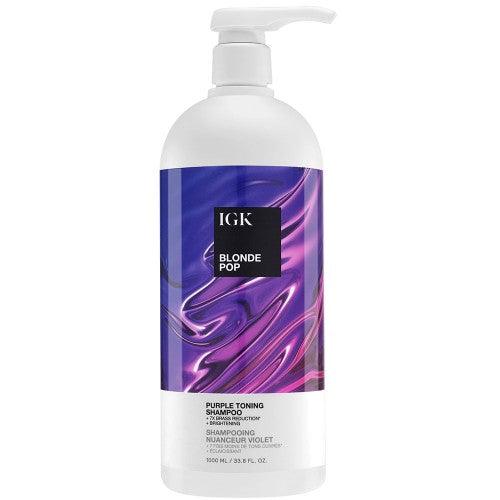 IGK BLONDE POP Shampoing tonifiant violet 1 L