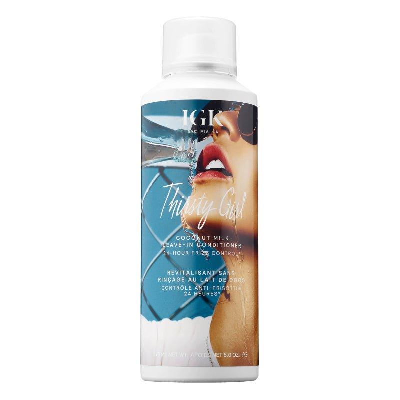Après-shampooing sans rinçage au lait de coco Thirsty Girl d'IGK, 147 ml