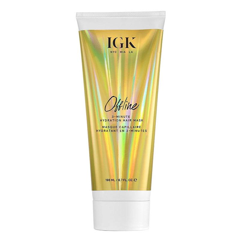 Masque capillaire hydratant 3 minutes IGK OFFLINE 200 ml