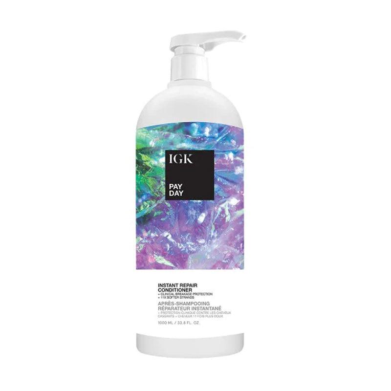 Après-shampoing réparateur instantané IGK PAY DAY 1 litre (33,8 oz)