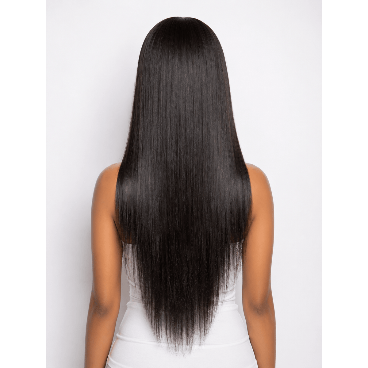 Perruque Lace Wig sans colle à raie 13x6, densité 150 %, KB – Lisse