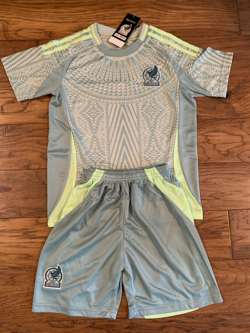 Mexico National Soccer Jersey Kit Kids Youth & Toddler - 2 Piece Set CustomKiddos.com
