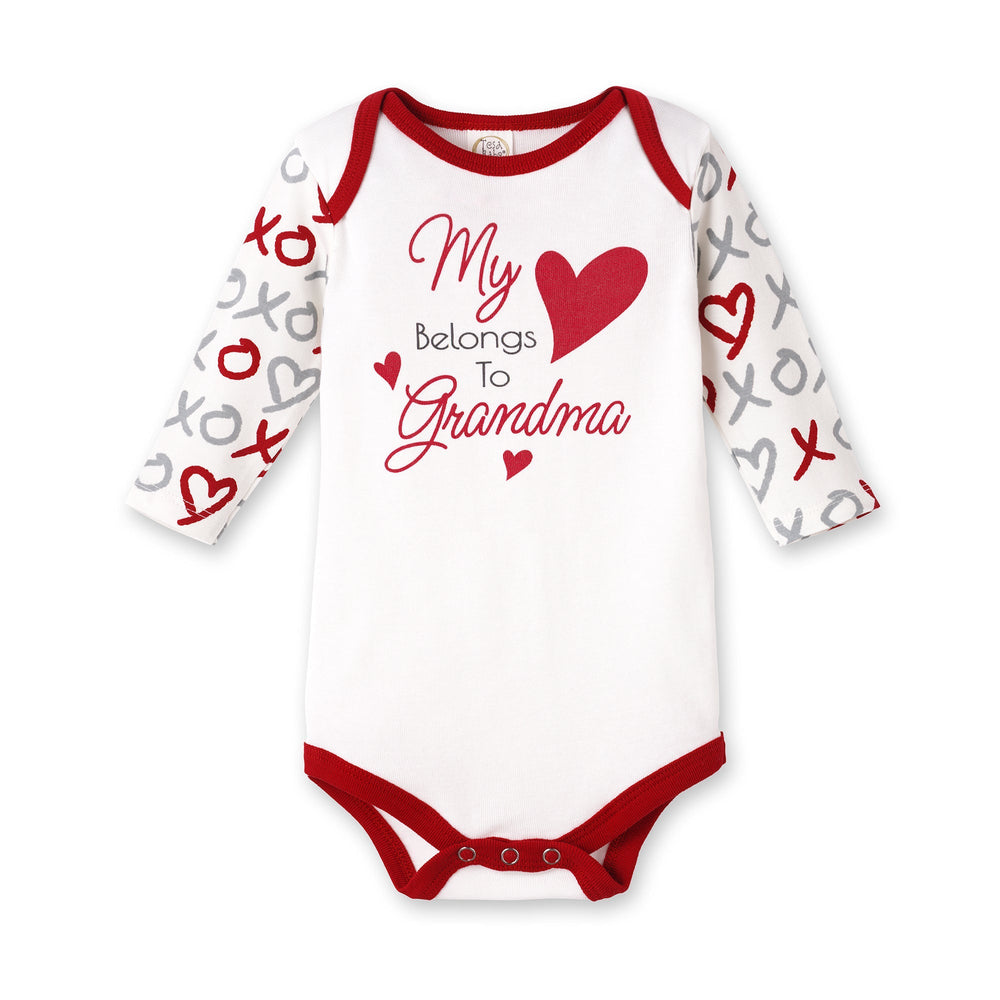 Grandma Baby Bodysuit – Cotton Heart One Piece Mother's Day Tesa Babe