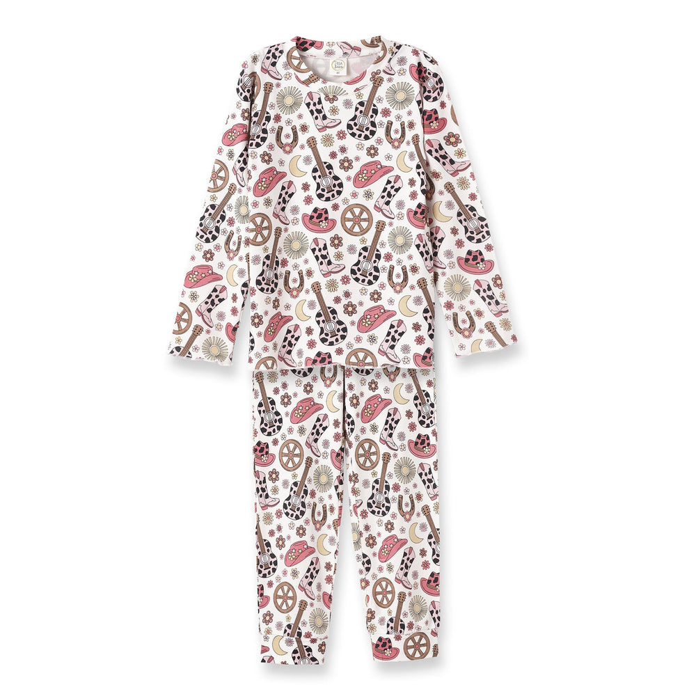 Cowgirl Cutie Girl's Bamboo Pajama Set Tesa Babe